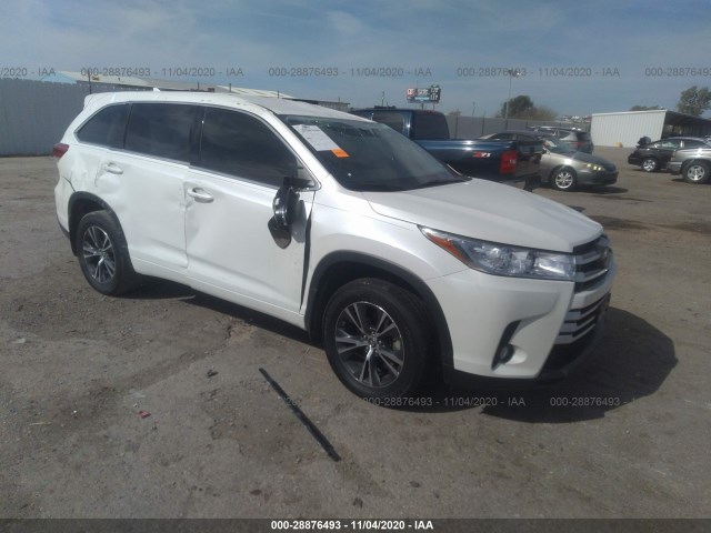 TOYOTA HIGHLANDER 2018 5tdzzrfh2js282767