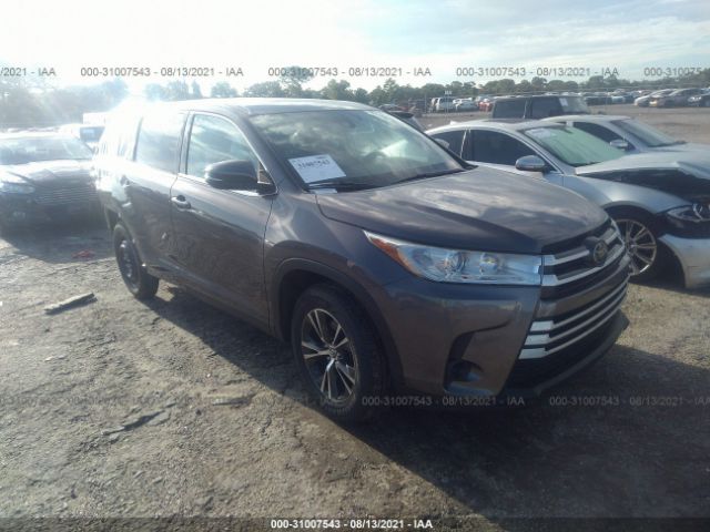 TOYOTA HIGHLANDER 2019 5tdzzrfh2ks303330