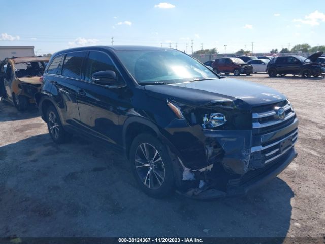 TOYOTA HIGHLANDER 2018 5tdzzrfh3js249521