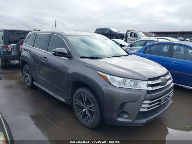 TOYOTA HIGHLANDER 2019 5tdzzrfh3ks294007