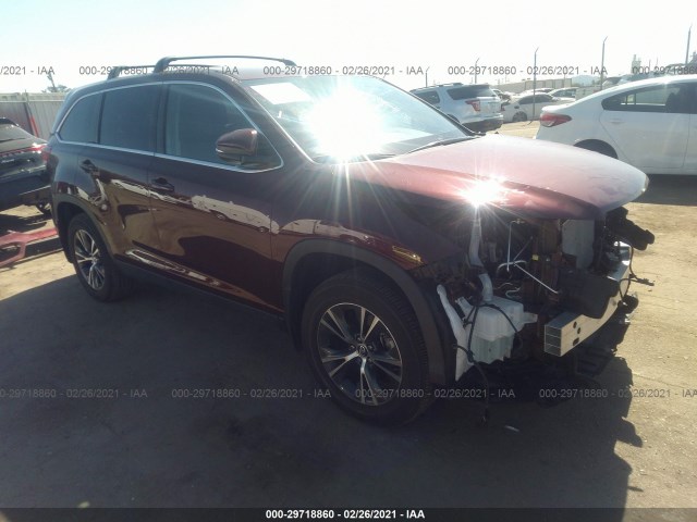 TOYOTA HIGHLANDER 2019 5tdzzrfh3ks297103