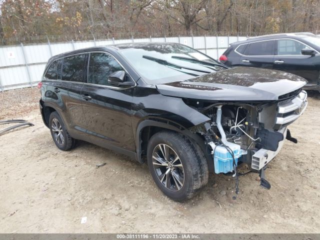 TOYOTA HIGHLANDER 2019 5tdzzrfh3ks354710