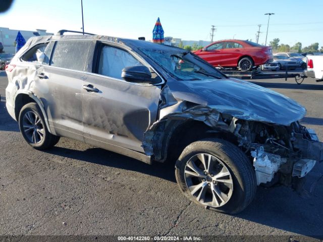 TOYOTA HIGHLANDER 2017 5tdzzrfh4hs234665