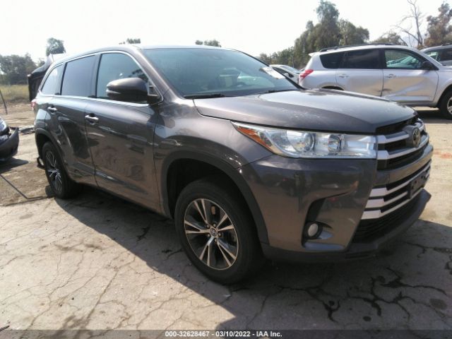 TOYOTA HIGHLANDER 2018 5tdzzrfh4js247714