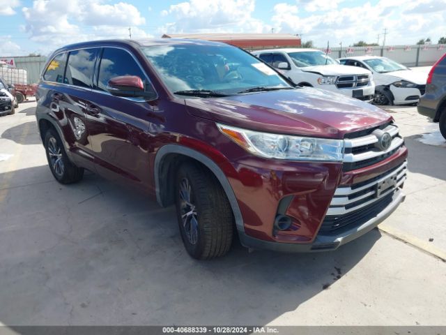 TOYOTA HIGHLANDER 2018 5tdzzrfh4js253481