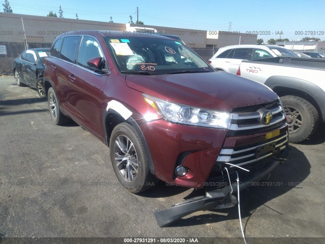 TOYOTA HIGHLANDER 2018 5tdzzrfh4js254551