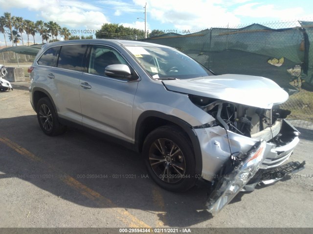 TOYOTA HIGHLANDER 2019 5tdzzrfh4ks292380