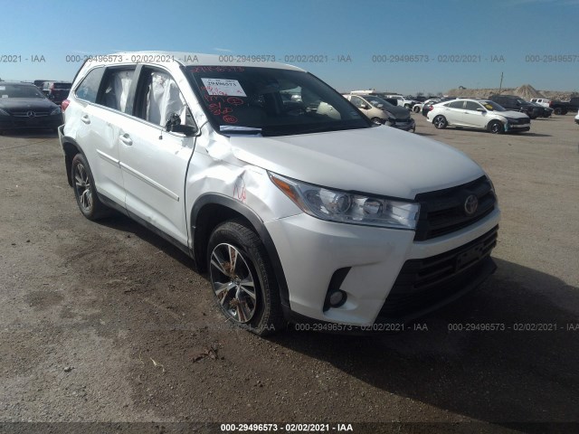 TOYOTA HIGHLANDER 2019 5tdzzrfh4ks307847