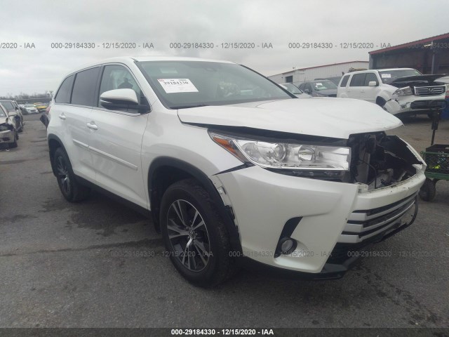 TOYOTA HIGHLANDER 2019 5tdzzrfh4ks317312