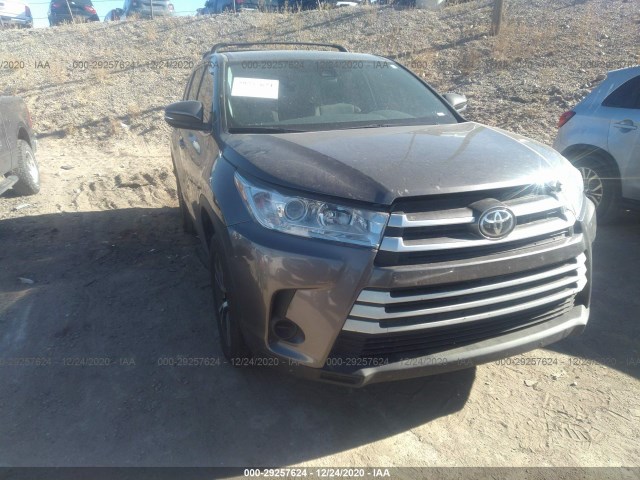 TOYOTA HIGHLANDER 2019 5tdzzrfh4ks337818