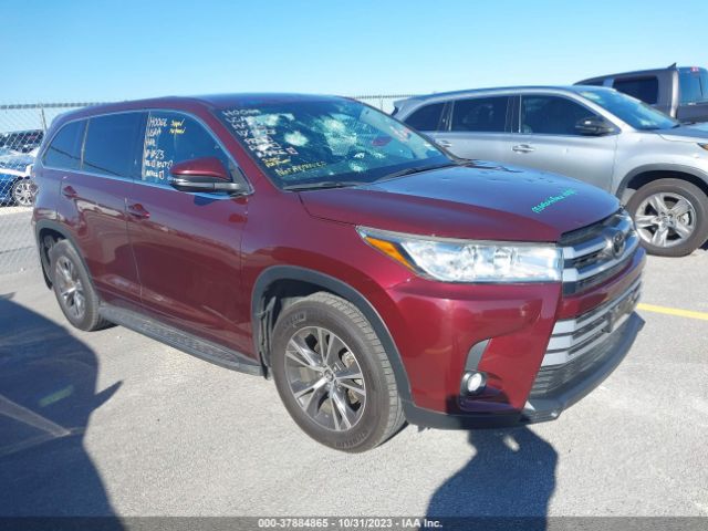 TOYOTA HIGHLANDER 2017 5tdzzrfh5hs196475