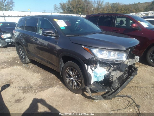 TOYOTA HIGHLANDER 2018 5tdzzrfh5js257054