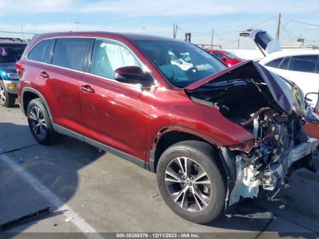 TOYOTA HIGHLANDER 2019 5tdzzrfh5ks291402