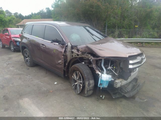 TOYOTA HIGHLANDER 2019 5tdzzrfh5ks308344