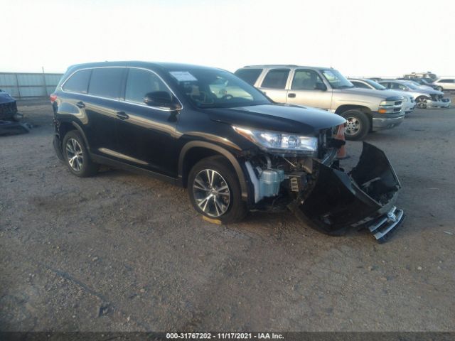 TOYOTA HIGHLANDER 2019 5tdzzrfh5ks362775