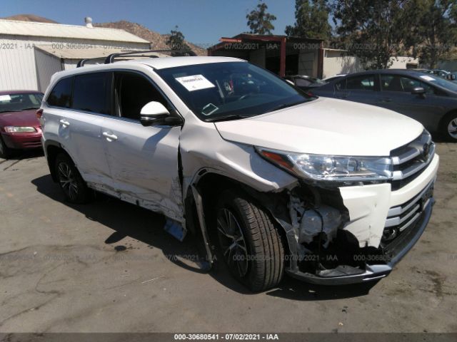 TOYOTA HIGHLANDER 2017 5tdzzrfh6hs193097