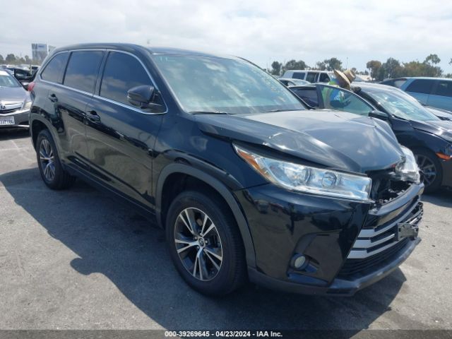 TOYOTA HIGHLANDER 2017 5tdzzrfh6hs216023