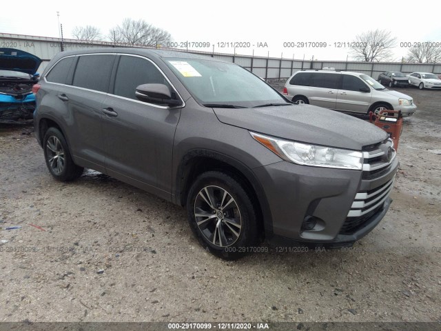 TOYOTA HIGHLANDER 2018 5tdzzrfh6js245446