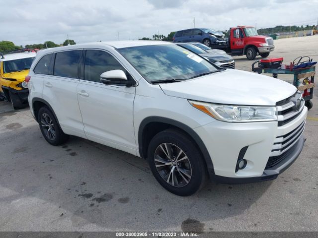 TOYOTA HIGHLANDER 2018 5tdzzrfh6js245592