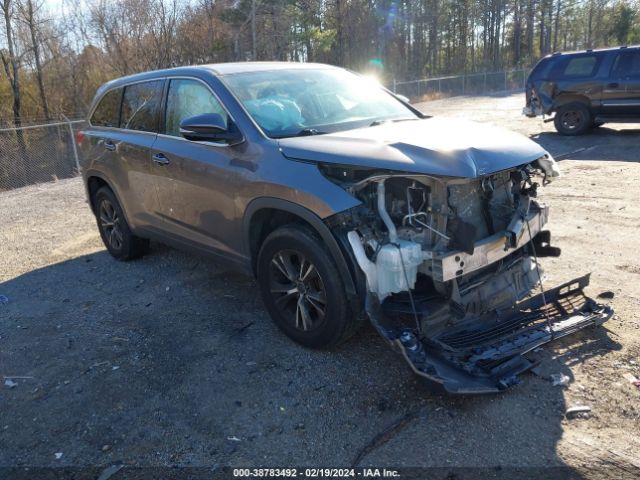 TOYOTA HIGHLANDER 2018 5tdzzrfh6js263848