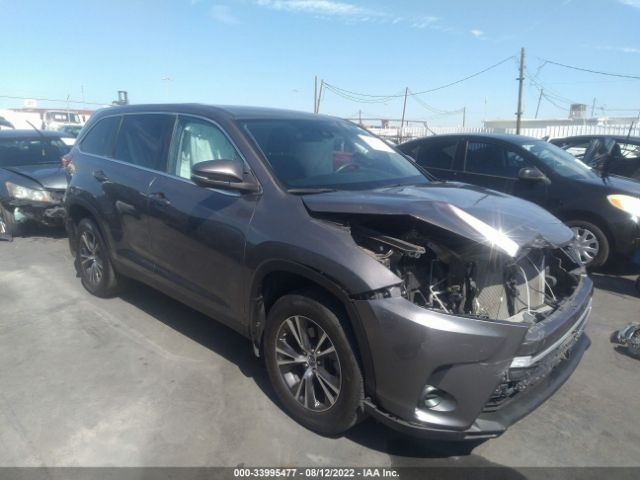 TOYOTA HIGHLANDER 2019 5tdzzrfh6ks290081