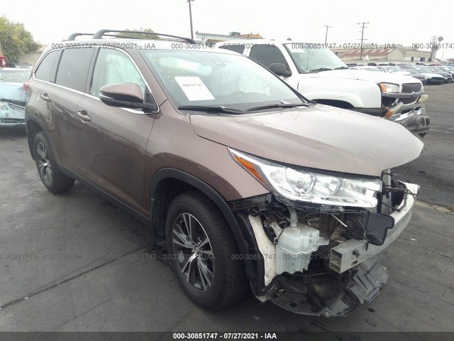 TOYOTA HIGHLANDER 2019 5tdzzrfh6ks302004