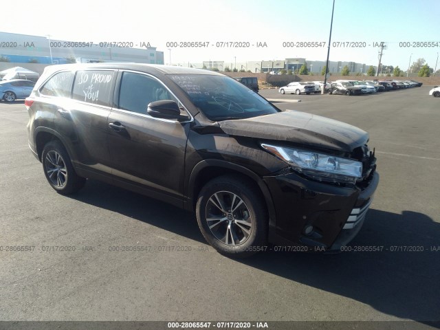 TOYOTA HIGHLANDER 2019 5tdzzrfh6ks359688