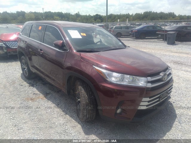 TOYOTA HIGHLANDER 2017 5tdzzrfh7hs206892