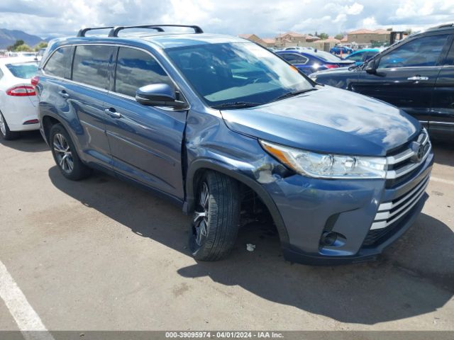 TOYOTA HIGHLANDER 2017 5tdzzrfh7hs227452