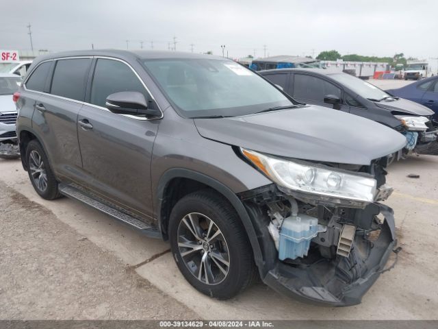 TOYOTA HIGHLANDER 2018 5tdzzrfh7js253877