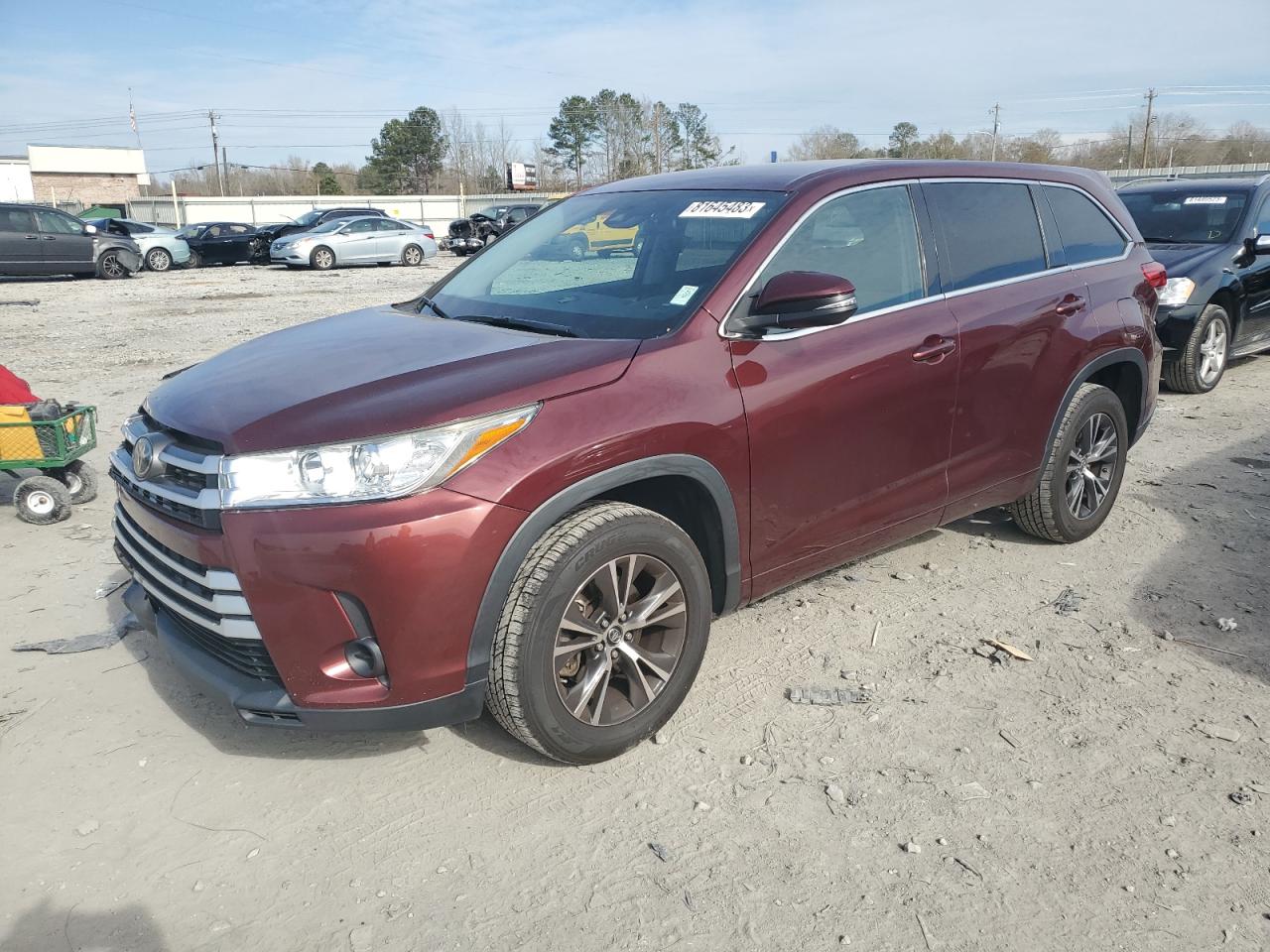 TOYOTA HIGHLANDER 2018 5tdzzrfh7js255855