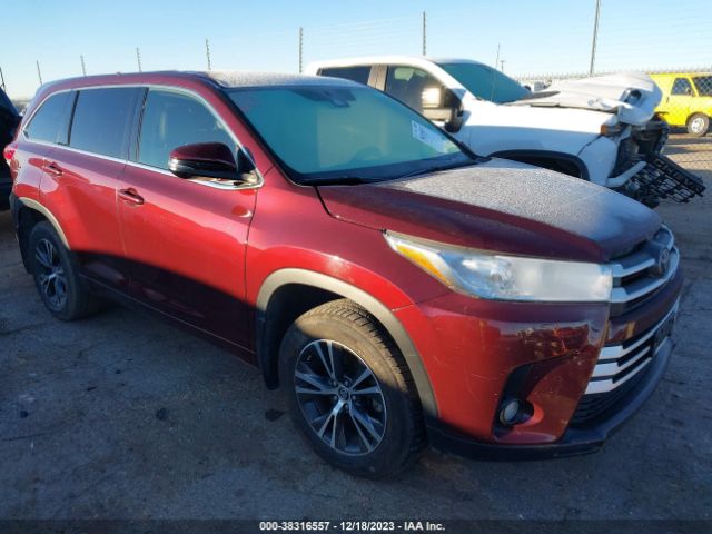 TOYOTA HIGHLANDER 2018 5tdzzrfh7js256231