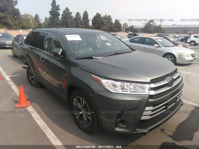 TOYOTA HIGHLANDER 2018 5tdzzrfh7js278309