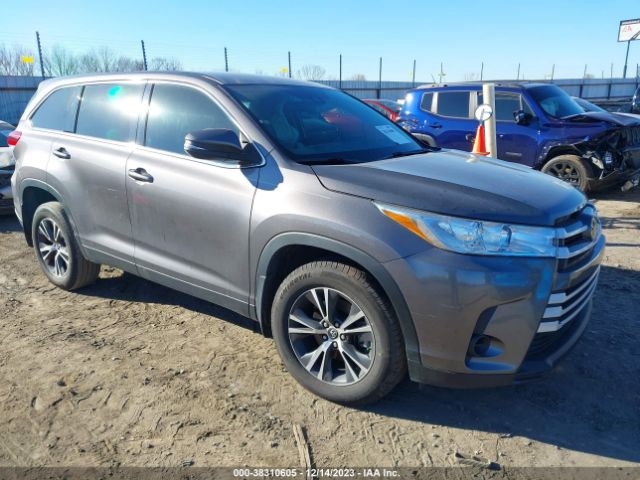 TOYOTA HIGHLANDER 2019 5tdzzrfh7ks298500