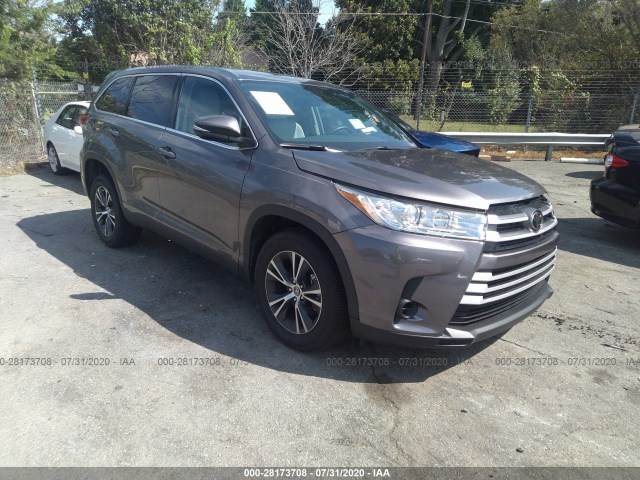 TOYOTA HIGHLANDER 2019 5tdzzrfh7ks359506