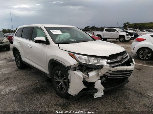 TOYOTA HIGHLANDER 2019 5tdzzrfh7ks363149