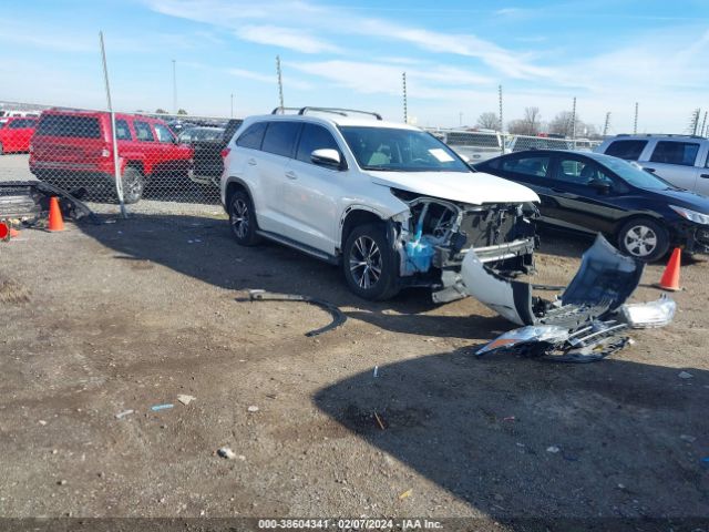 TOYOTA HIGHLANDER 2018 5tdzzrfh8js237414