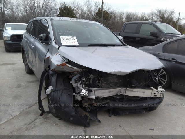 TOYOTA HIGHLANDER 2018 5tdzzrfh8js241849