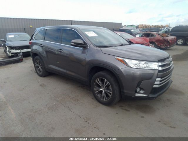 TOYOTA HIGHLANDER 2019 5tdzzrfh8ks289949