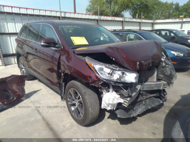 TOYOTA HIGHLANDER 2019 5tdzzrfh8ks317586