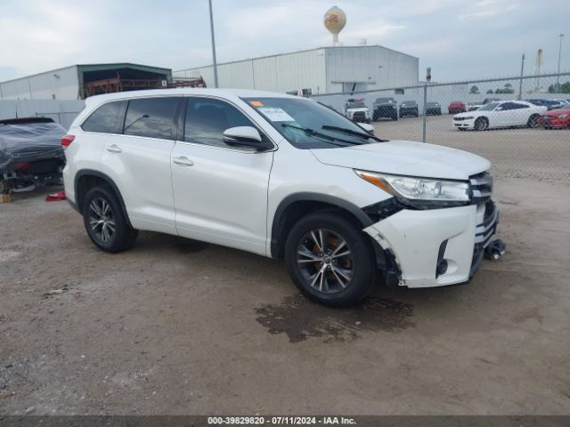 TOYOTA HIGHLANDER 2017 5tdzzrfh9hs201130