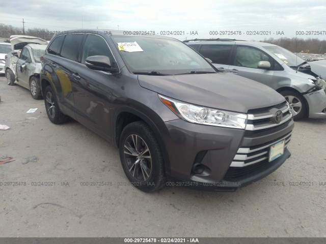 TOYOTA HIGHLANDER 2018 5tdzzrfh9js242864