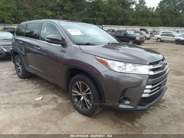 TOYOTA HIGHLANDER 2018 5tdzzrfh9js257154