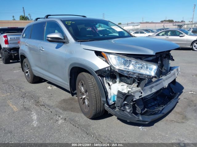 TOYOTA HIGHLANDER 2018 5tdzzrfh9js287531