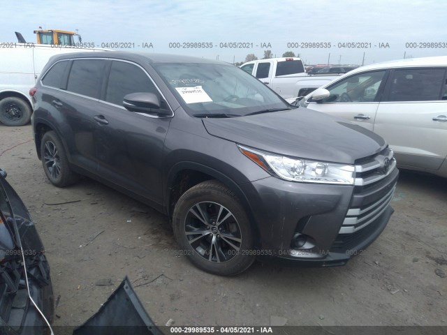 TOYOTA HIGHLANDER 2019 5tdzzrfh9ks354789