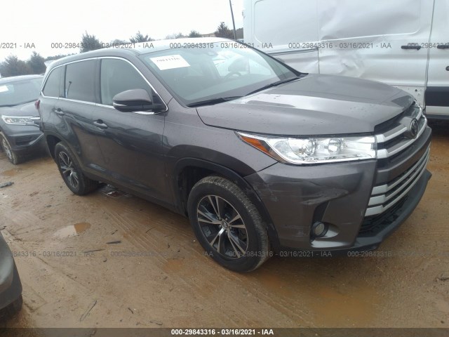 TOYOTA HIGHLANDER 2019 5tdzzrfh9ks359300