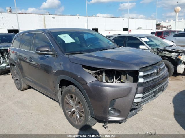 TOYOTA HIGHLANDER 2017 5tdzzrfhxhs201735