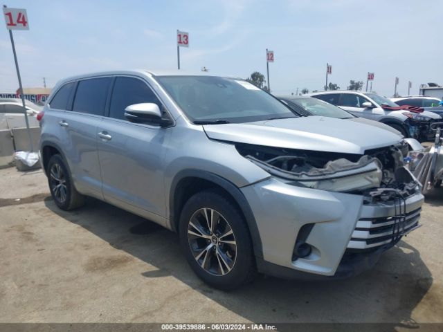 TOYOTA HIGHLANDER 2018 5tdzzrfhxjs242484