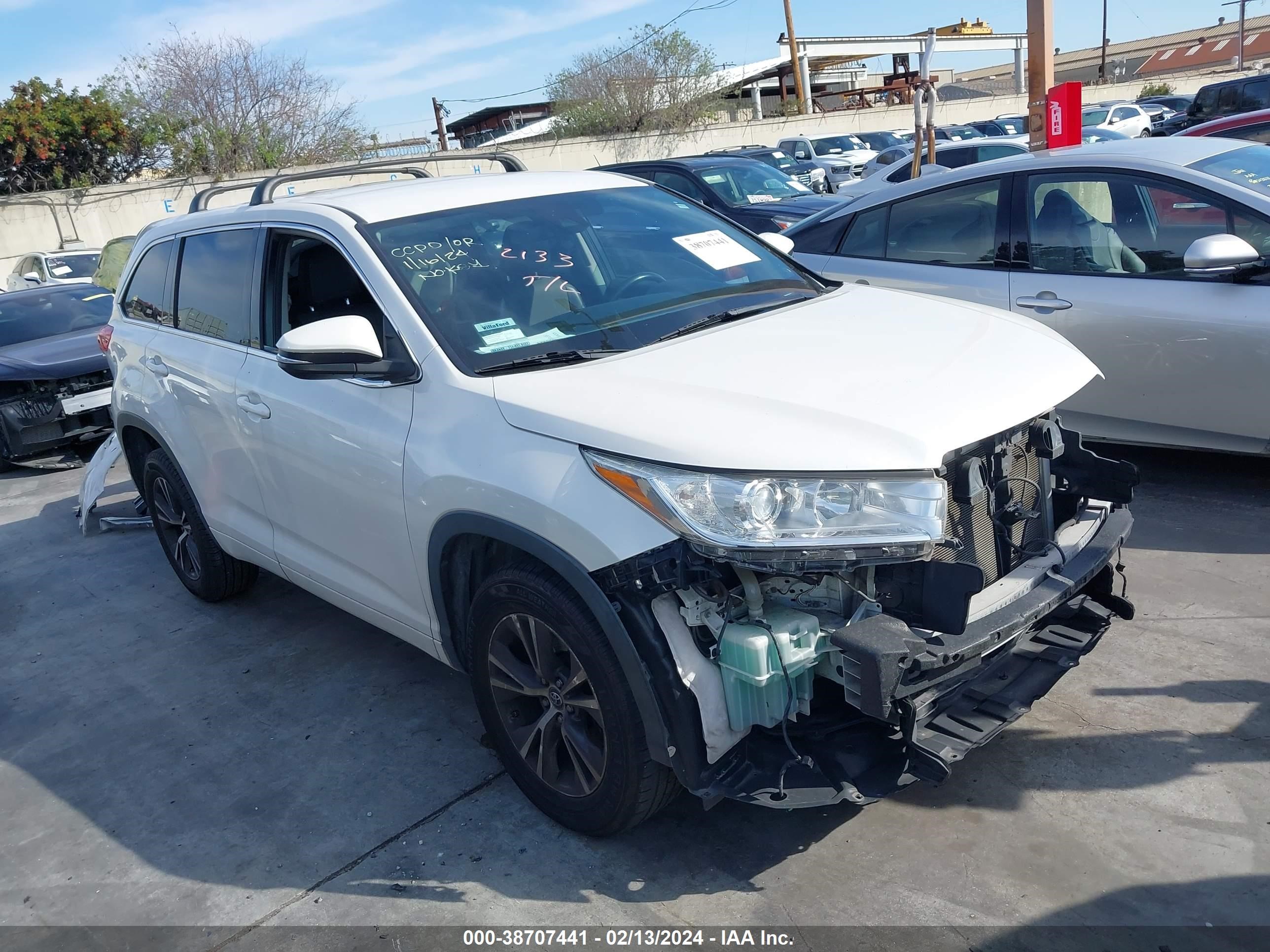 TOYOTA HIGHLANDER 2018 5tdzzrfhxjs249788