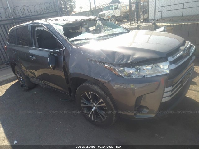 TOYOTA HIGHLANDER 2018 5tdzzrfhxjs257762